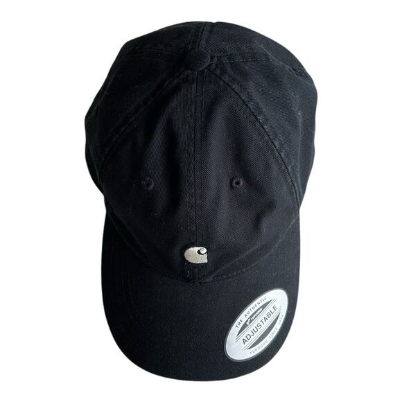 Carhartt WIP Madison Logo Cap Black White | Work In Progress Hat - Picture 10 of 10